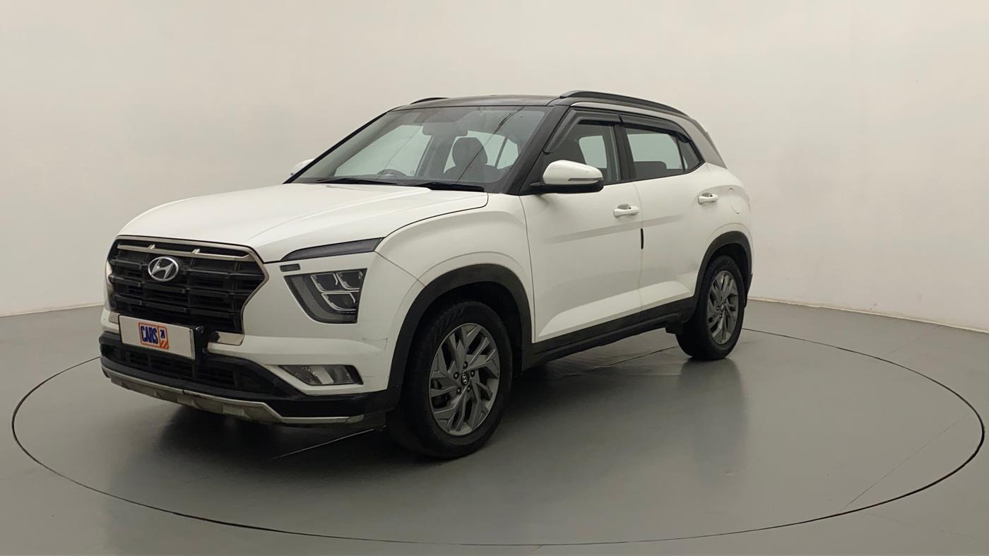 2021 Hyundai Creta SX (O) 1.4 TURBO DCT, Petrol, Automatic, 47,485 km, Left Front Diagonal