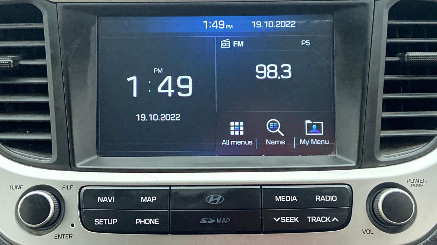 2018 Hyundai Verna 1.6 SX VTVT, Petrol, Manual, 23,550 km, Infotainment System
