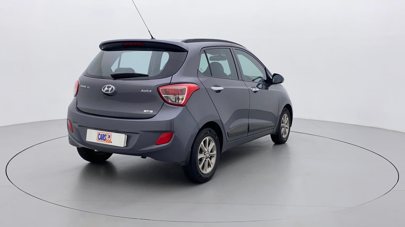 2016 Hyundai Grand i10 ASTA (O) 1.2 KAPPA VTVT, Petrol, Manual, 69,823 km, Right Back Diagonal
