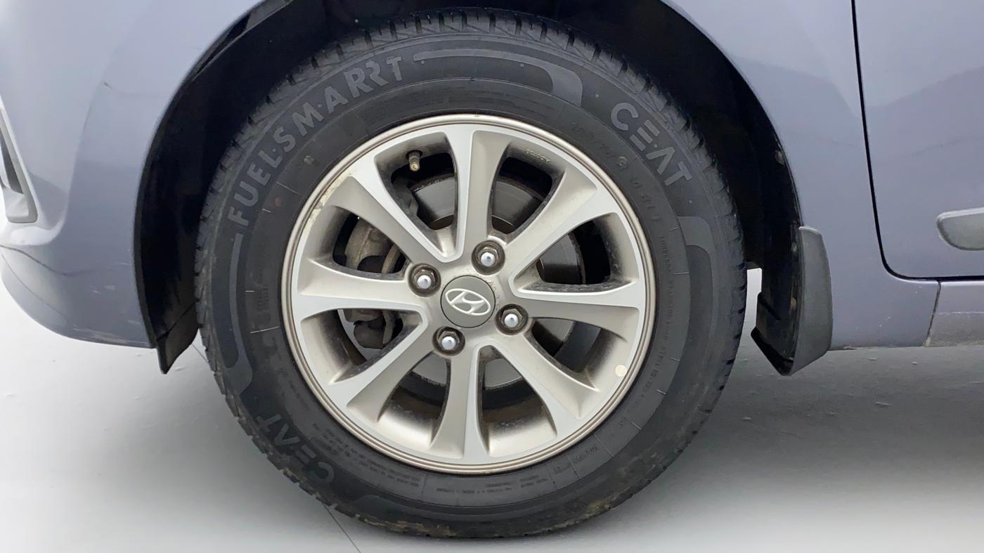 2016 Hyundai Grand i10 ASTA (O) 1.2 KAPPA VTVT, Petrol, Manual, 69,823 km, Left Front Wheel