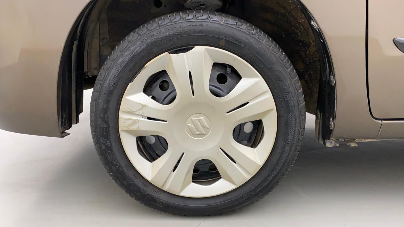 2015 Maruti Wagon R 1.0 VXI, Petrol, Manual, 60,343 km, Left Front Wheel