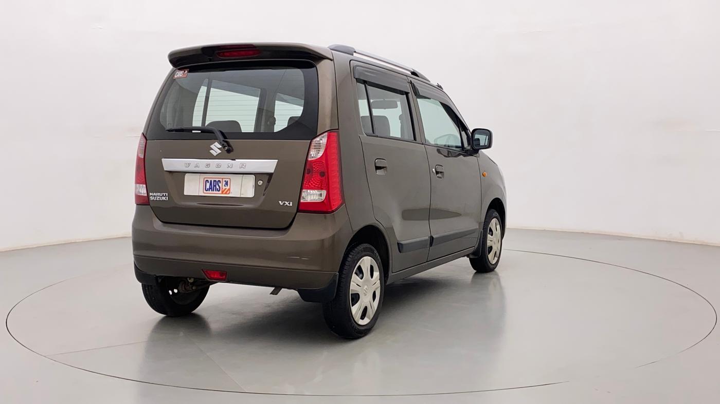 2015 Maruti Wagon R 1.0 VXI, Petrol, Manual, 60,343 km, Right Back Diagonal