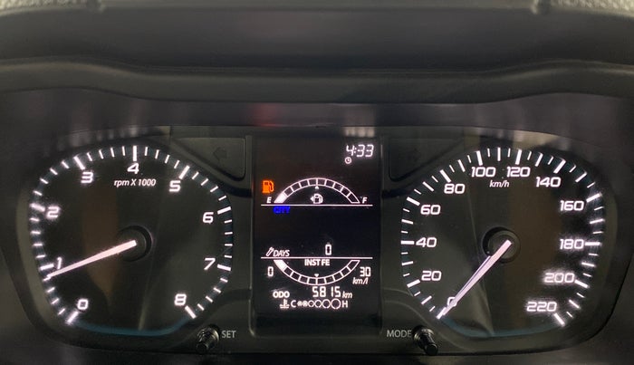 2021 Tata ALTROZ XZ 1.2, Petrol, Manual, 5,950 km, Odometer Image