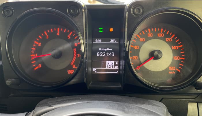 2023 Maruti JIMNY ALPHA ALL GRIP PRO MT, Petrol, Manual, 35,450 km, Odometer Image