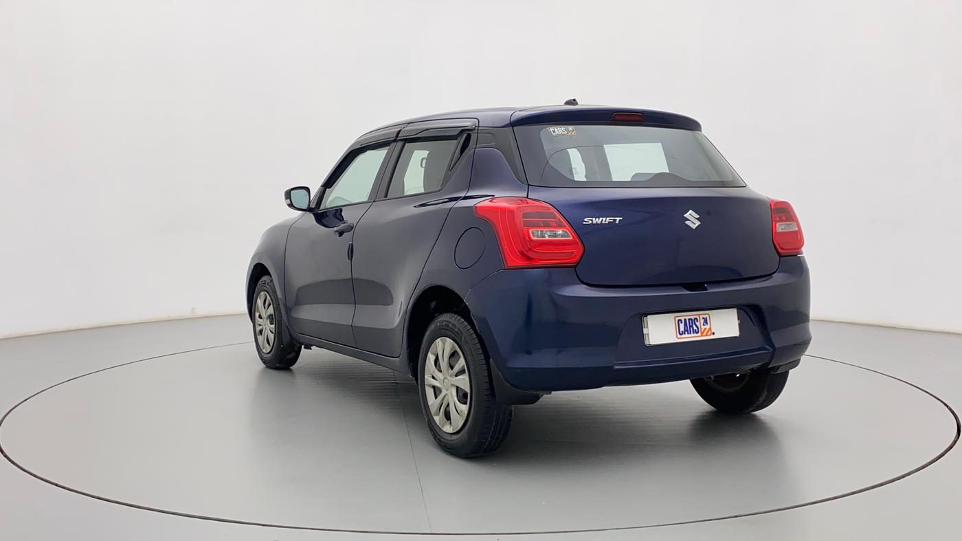 2018 Maruti Swift VXI AMT, Petrol, Automatic, 1,02,685 km, Left Back Diagonal