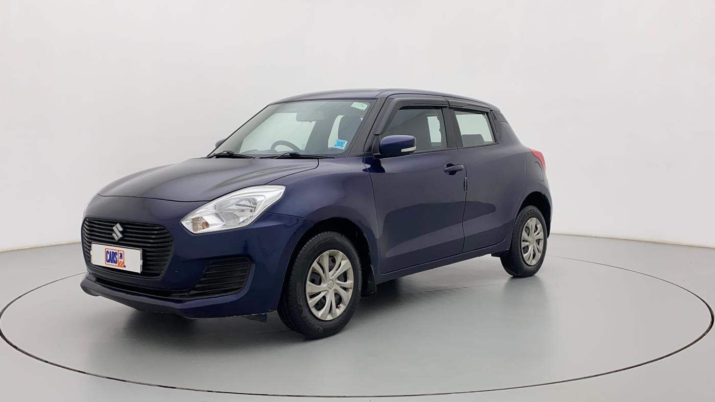 2018 Maruti Swift VXI AMT, Petrol, Automatic, 1,02,685 km, Left Front Diagonal