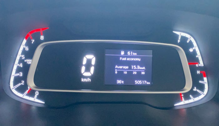 2021 KIA SONET HTK 1.2, Petrol, Manual, 50,516 km, Odometer Image