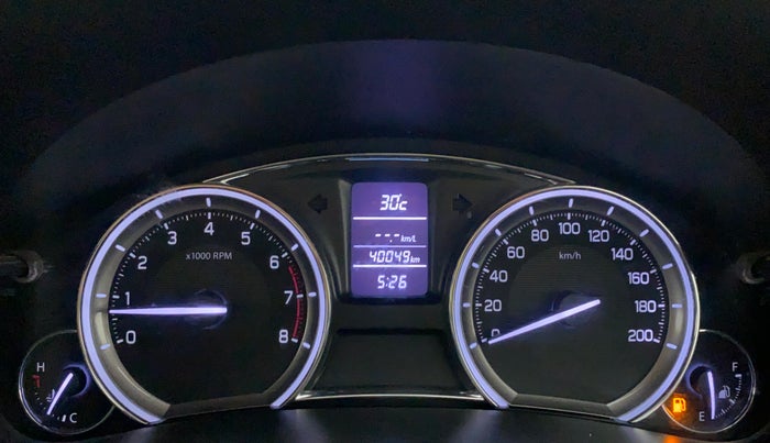 2017 Maruti Ciaz SIGMA 1.4 MT PETROL, Petrol, Manual, 40,404 km, Odometer Image