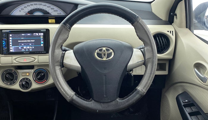 2013 Toyota Etios Liva GD, Diesel, Manual, 48,416 km, Steering Wheel Close Up