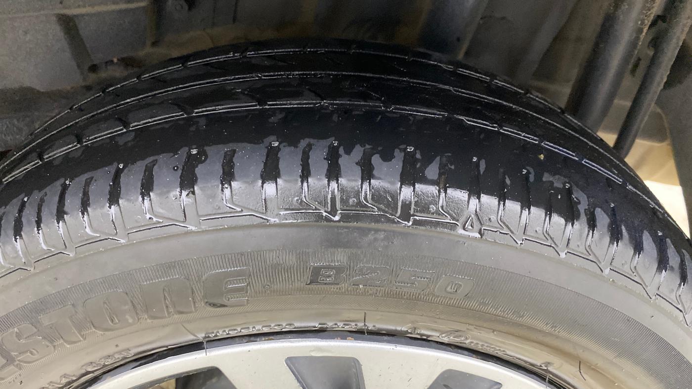 2023 Tata TIGOR XZ PLUS CNG, CNG, Manual, 21,351 km, Left Rear Tyre Tread