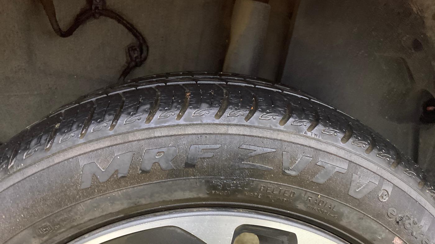 2021 Tata ALTROZ XZ PETROL, Petrol, Manual, 14,367 km, Left Rear Tyre Tread