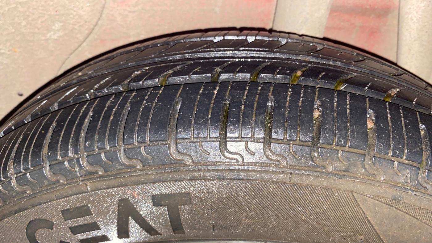 2020 Maruti Celerio VXI CNG, CNG, Manual, 76,692 km, Left Rear Tyre Tread