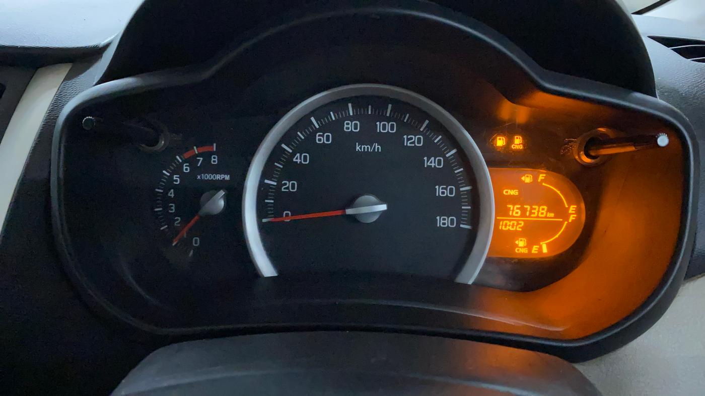 2020 Maruti Celerio VXI CNG, CNG, Manual, 76,692 km, Odometer Image