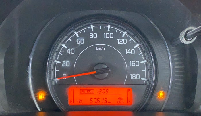 2020 Maruti New Wagon-R LXI CNG 1.0 L, CNG, Manual, 57,715 km, Odometer Image
