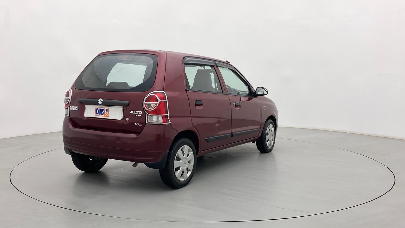2014 Maruti Alto K10 VXI P, Petrol, Manual, 35,591 km, Right Back Diagonal