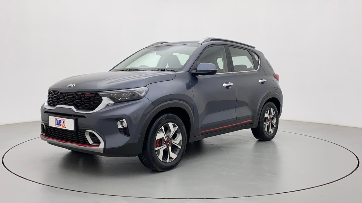 2021 KIA SONET GTX PLUS 1.5 AT, Diesel, Automatic, 76,440 km, Left Front Diagonal