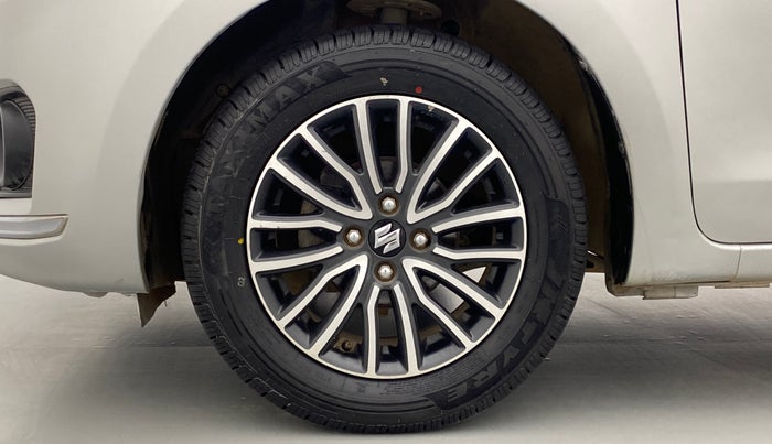 2017 Maruti Dzire ZXI Plus AMT, Petrol, Automatic, 60,251 km, Left Front Wheel