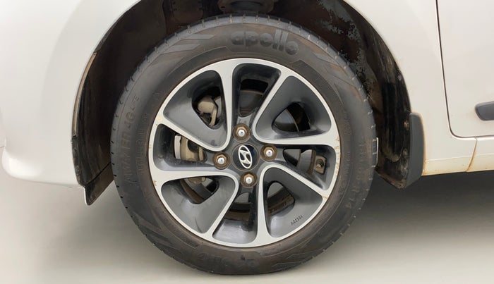 2018 Hyundai Grand i10 SPORTZ (O) AT 1.2 KAPPA VTVT, Petrol, Automatic, 57,142 km, Left Front Wheel