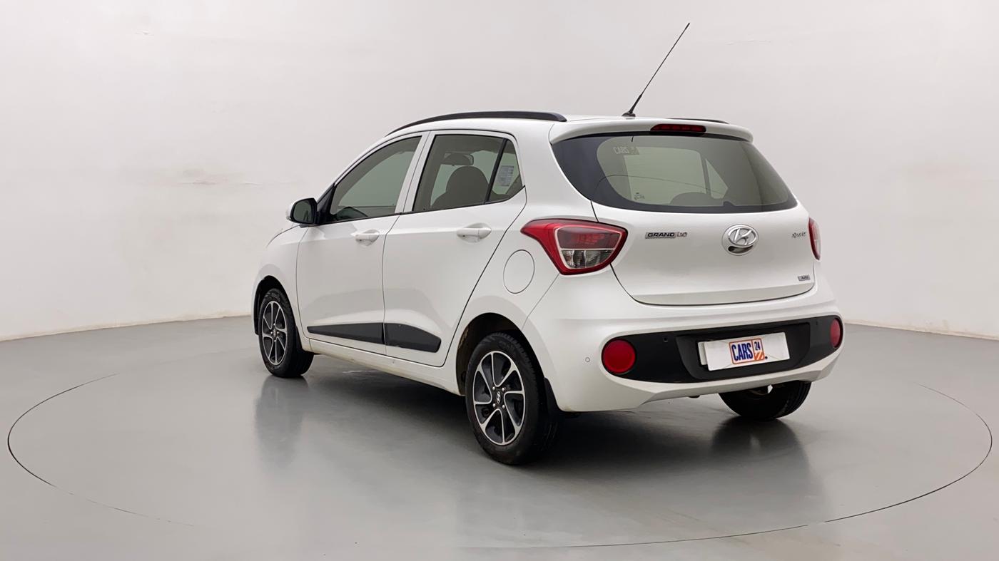2018 Hyundai Grand i10 SPORTZ (O) AT 1.2 KAPPA VTVT, Petrol, Automatic, 57,142 km, Left Back Diagonal