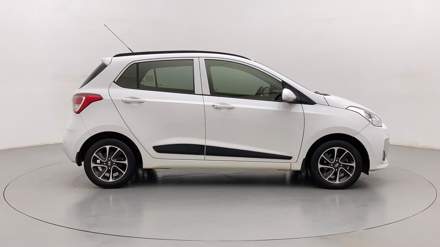 2018 Hyundai Grand i10 SPORTZ (O) AT 1.2 KAPPA VTVT, Petrol, Automatic, 57,142 km, Right Side View