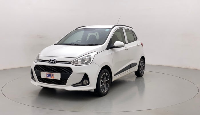 2018 Hyundai Grand i10 SPORTZ (O) AT 1.2 KAPPA VTVT, Petrol, Automatic, 57,142 km, Left Front Diagonal