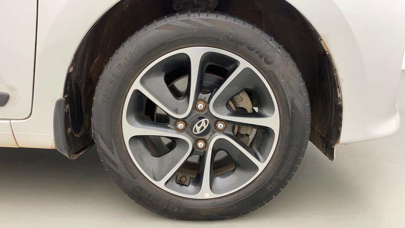 2018 Hyundai Grand i10 SPORTZ (O) AT 1.2 KAPPA VTVT, Petrol, Automatic, 57,142 km, Right Front Wheel