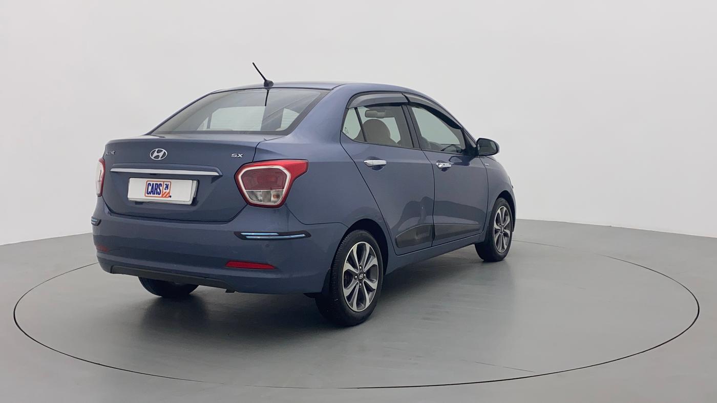 2014 Hyundai Xcent SX 1.2 OPT, Petrol, Manual, 62,310 km, Right Back Diagonal