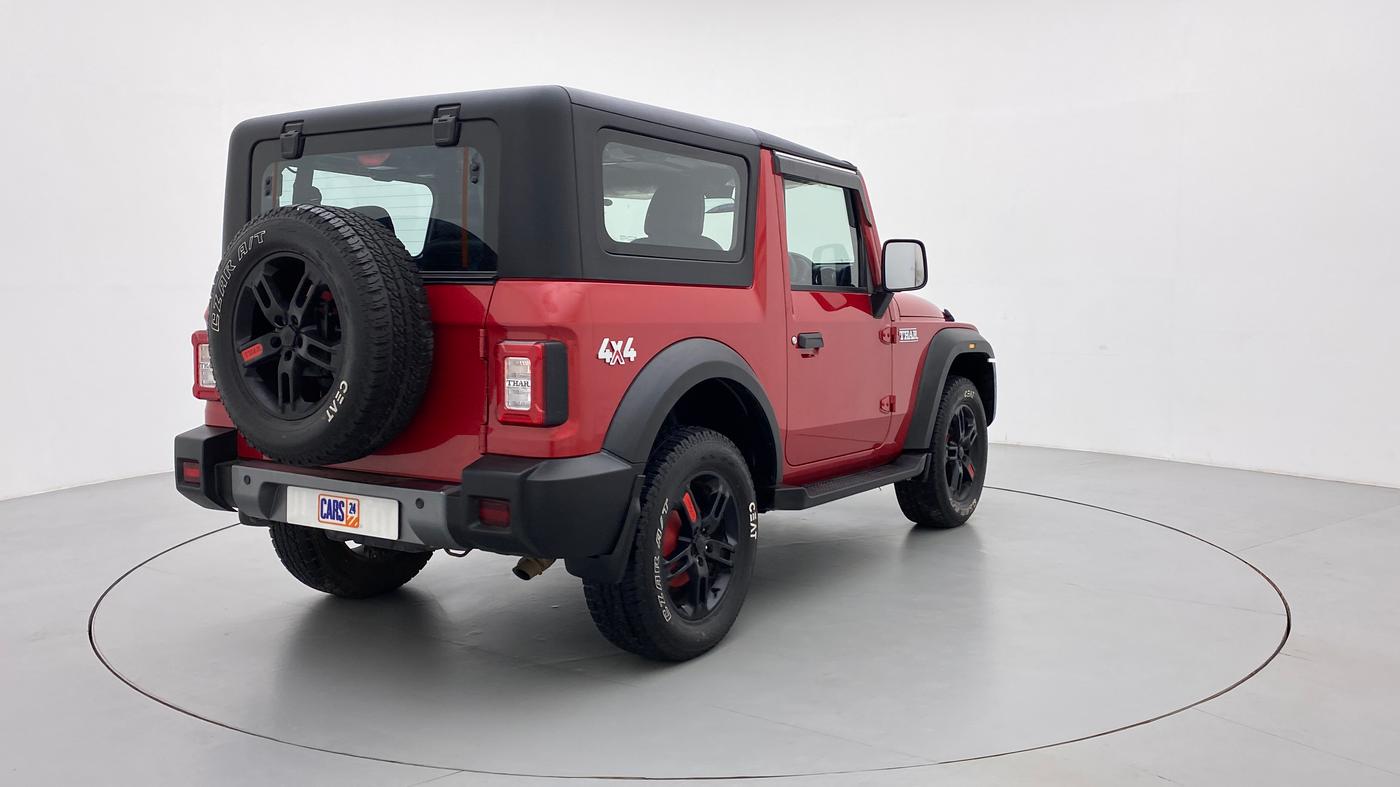 2022 Mahindra Thar LX D AT 4WD HT, Diesel, Automatic, 9,685 km, Right Back Diagonal