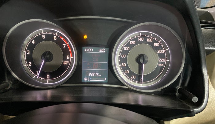 2017 Maruti Dzire ZXI PLUS, Petrol, Manual, 14,912 km, Odometer Image