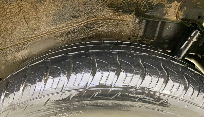 2016 Maruti Wagon R 1.0 VXI AMT, Petrol, Automatic, 15,536 km, Left Rear Tyre Tread