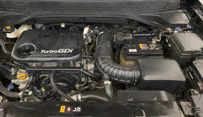 2023 KIA SONET HTX 1.0 DCT, Petrol, Automatic, 19,003 km, Engine View - Left