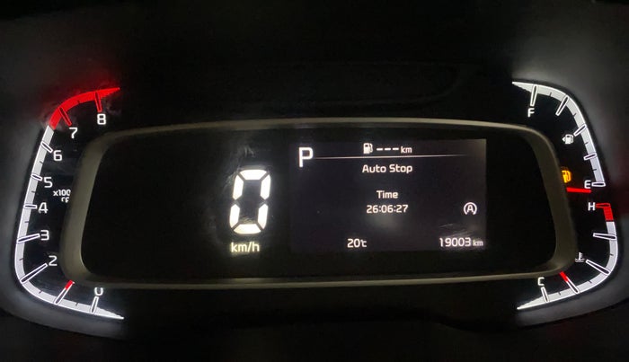 2023 KIA SONET HTX 1.0 DCT, Petrol, Automatic, 19,003 km, Odometer Image