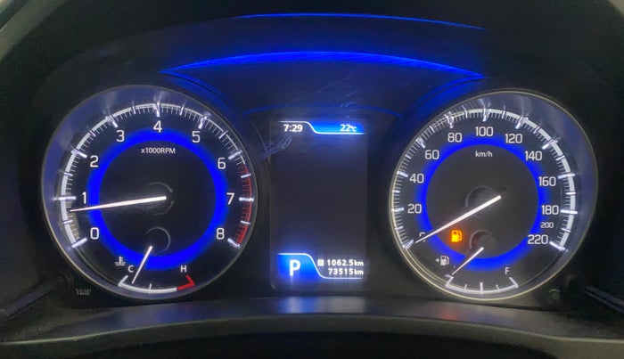 2018 Maruti Baleno ALPHA CVT PETROL 1.2, Petrol, Automatic, 73,466 km, Odometer Image