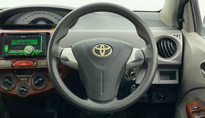 2011 Toyota Etios G SP, Petrol, Manual, 88,554 km, Steering Wheel Close Up