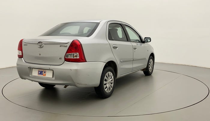 2011 Toyota Etios G SP, Petrol, Manual, 88,554 km, Right Back Diagonal