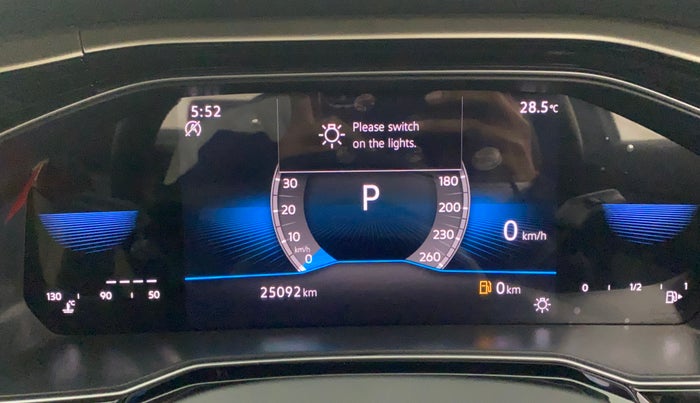 2024 Volkswagen VIRTUS TOPLINE TSI 1.0 AT, Petrol, Automatic, 25,122 km, Odometer Image