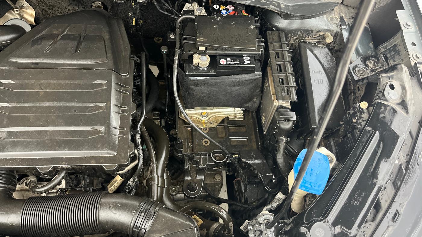 2021 Skoda KUSHAQ STYLE 1.0L TSI AT, Petrol, Automatic, 38,231 km, Engine View - Left