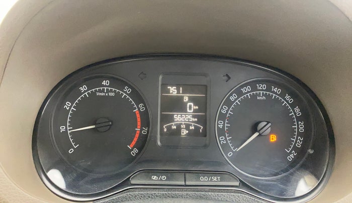 2015 Skoda Rapid AMBITION 1.6 MPI MT, Petrol, Manual, 56,203 km, Odometer Image