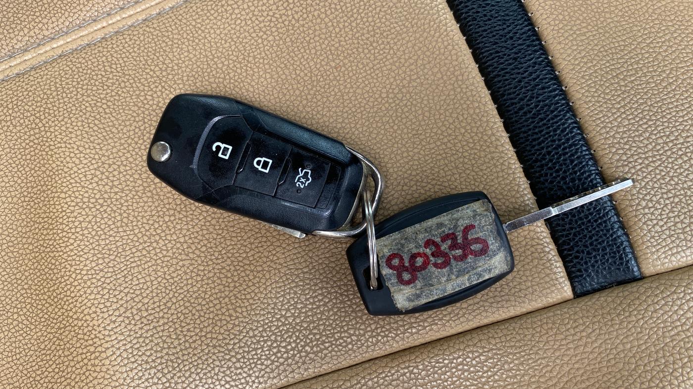 2019 Ford Figo Aspire TREND PLUS 1.2 PETROL, CNG, Manual, 73,631 km, Key Close Up
