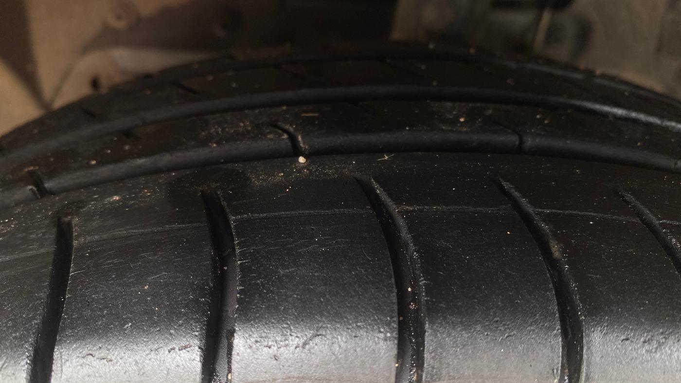 2019 Ford Figo Aspire TREND PLUS 1.2 PETROL, CNG, Manual, 73,631 km, Left Front Tyre Tread