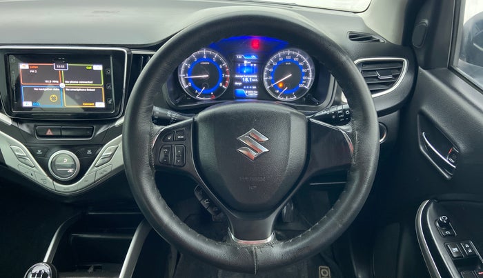 2018 Maruti Baleno ALPHA 1.2 K12, Petrol, Manual, 17,681 km, Steering Wheel Close Up