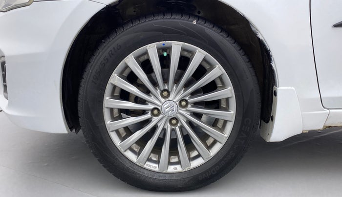 2016 Maruti Ciaz ZDI+ SHVS, Diesel, Manual, 81,311 km, Left Front Wheel