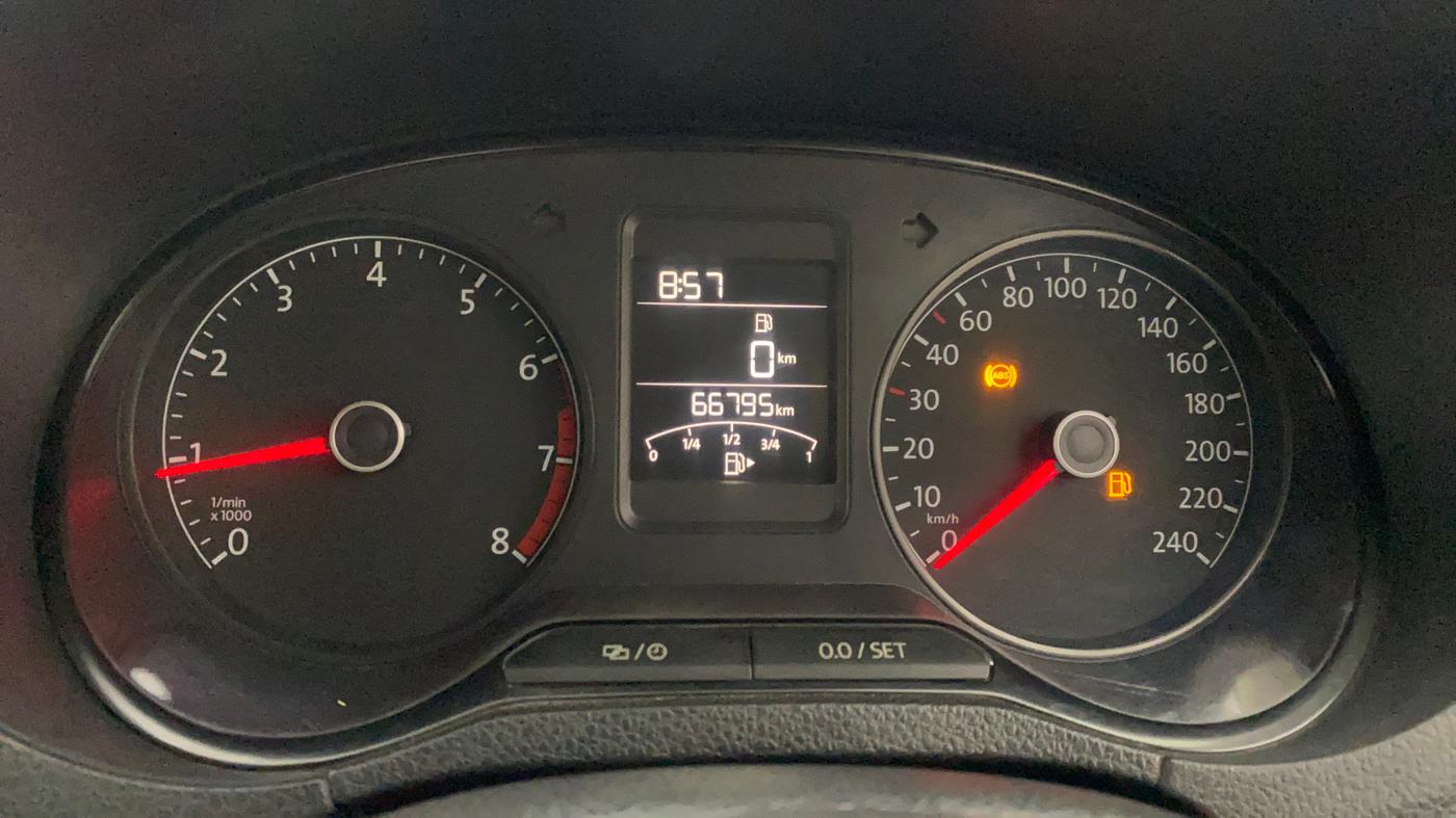 2016 Volkswagen Ameo HIGHLINE1.2L, Petrol, Manual, 66,761 km, Odometer Image