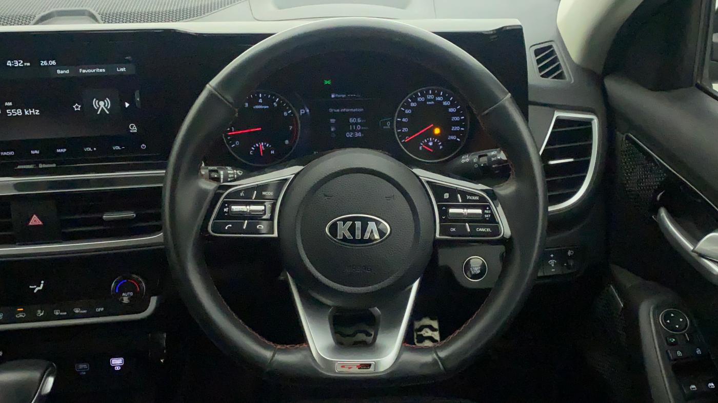 2021 KIA SELTOS GTX PLUS DCT 1.4 PETROL, Petrol, Automatic, 33,728 km, Steering Wheel Close Up