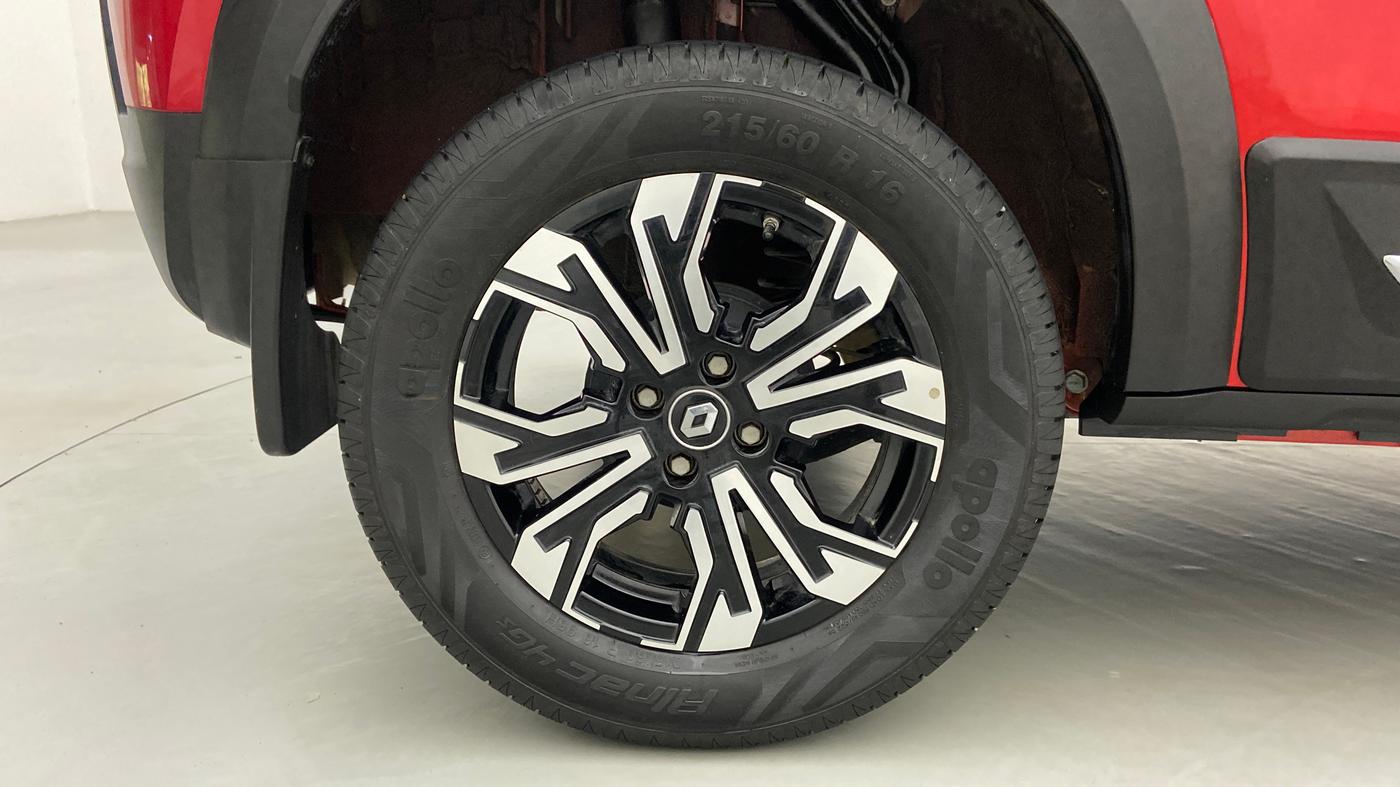 2021 Renault Kiger RXZ CVT 1.0 TURBO DUAL TONE, Petrol, Automatic, 9,980 km, Right Rear Wheel