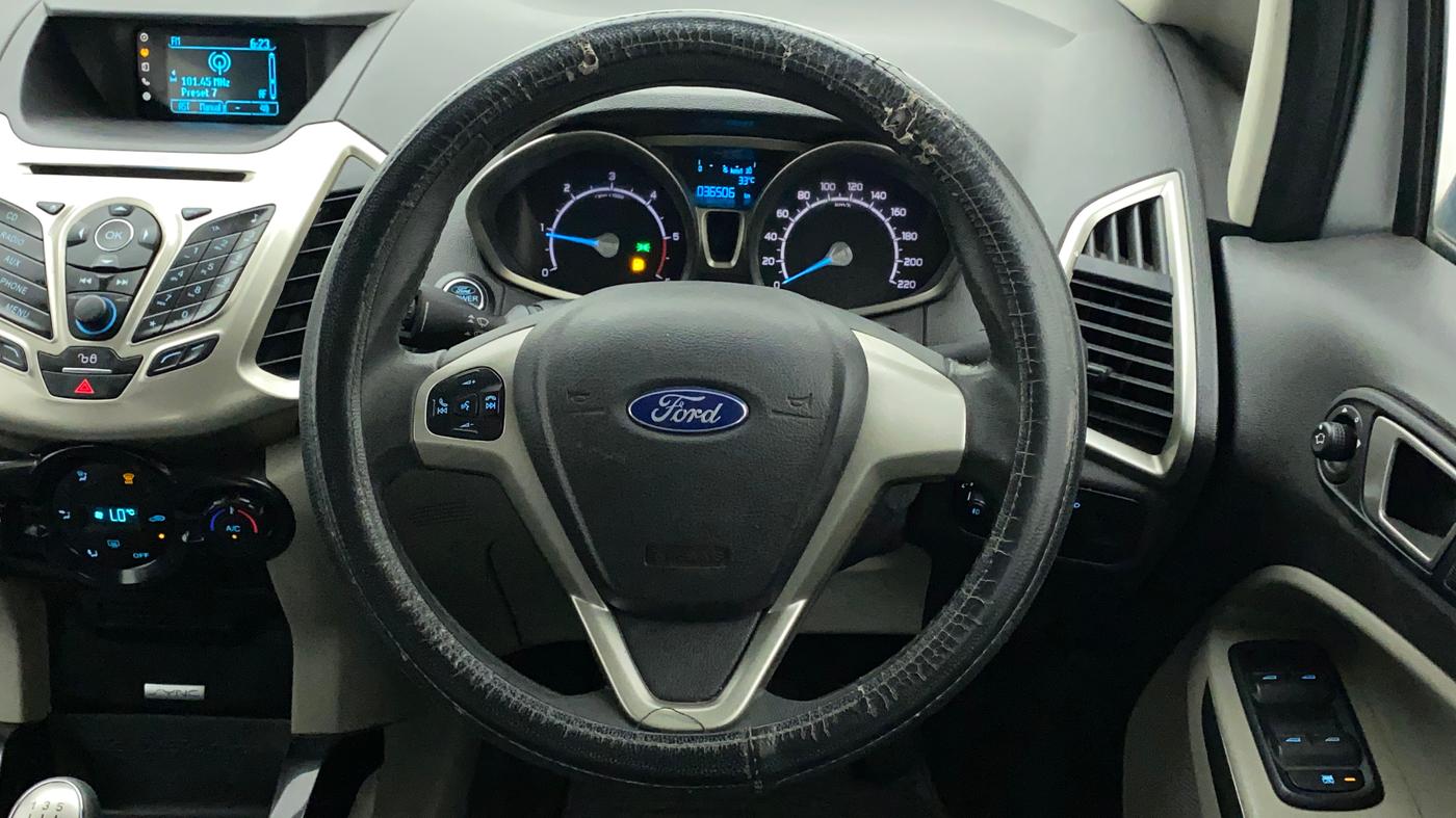 2016 Ford Ecosport TITANIUM 1.5L DIESEL, Diesel, Manual, 36,505 km, Steering Wheel Close Up