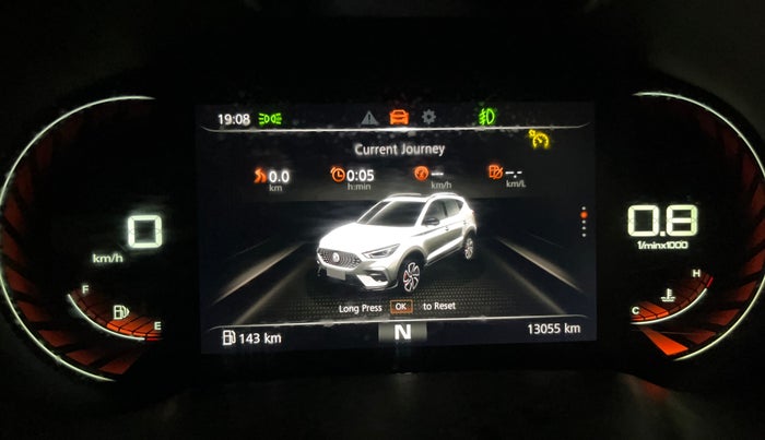 2022 MG ASTOR SMART 1.5 CVT, Petrol, Automatic, 13,062 km, Odometer Image