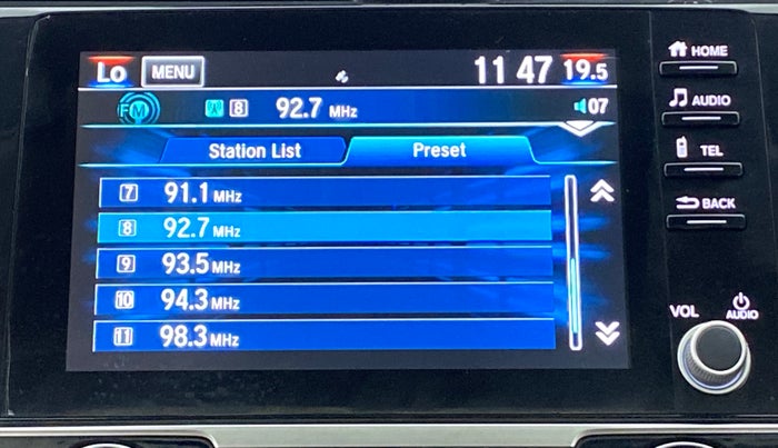 2020 Honda Civic ZX CVT PETROL, Petrol, Automatic, 25,648 km, Infotainment System