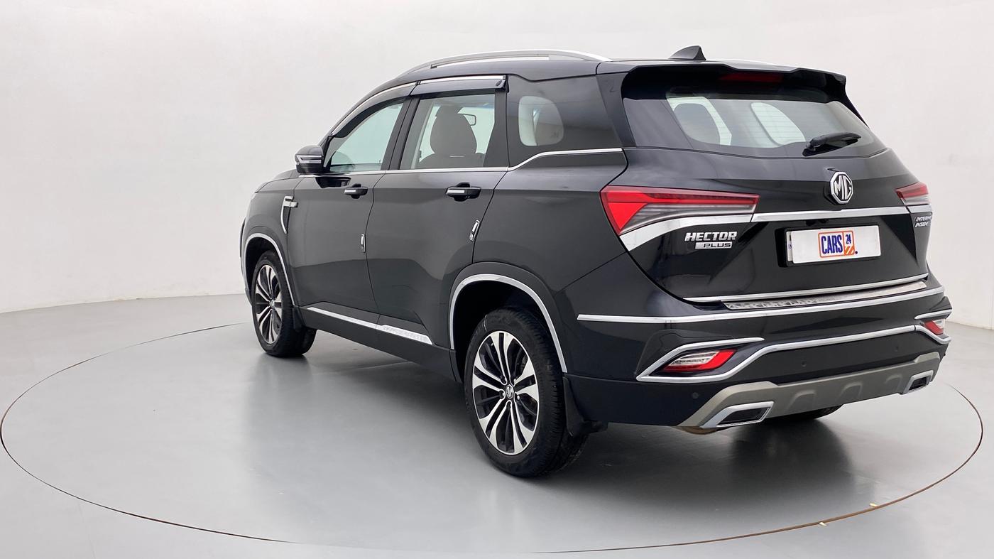 2021 MG HECTOR PLUS SHARP CVT, Petrol, Automatic, 9,602 km, Left Back Diagonal