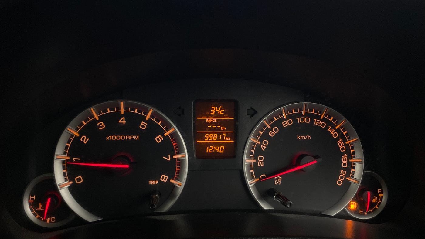 2017 Maruti Swift ZXI, Petrol, Manual, 59,396 km, Odometer Image